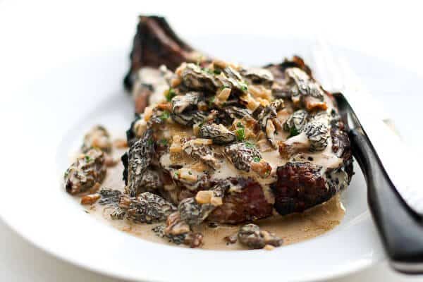 Steak with Creamy Whiskey Mushroom Sauce