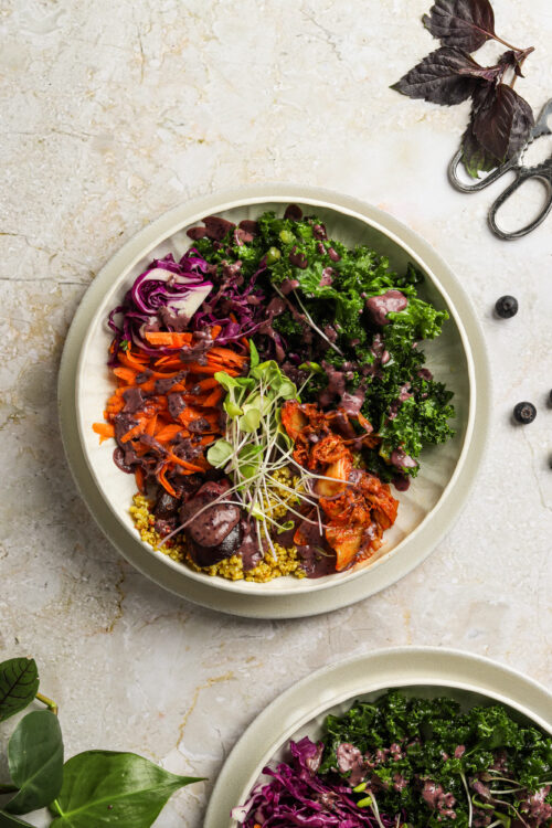 Rainbow Glow Bowl with Adaptogenic Dressing