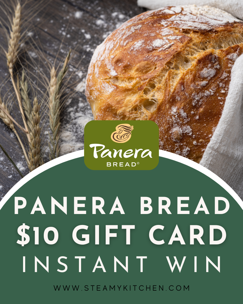 $10 Panera Bread Gift Card Instant WinEnds in 45 days.