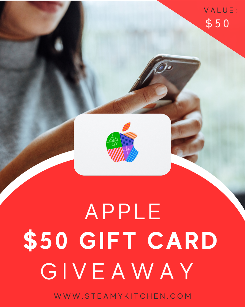 $50 Apple Gift Card Giveaway!Ends in 76 days.