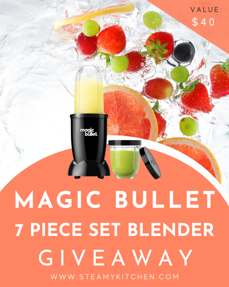 Magic Bullet 7 Piece Set Blender GiveawayEnds in 62 days.