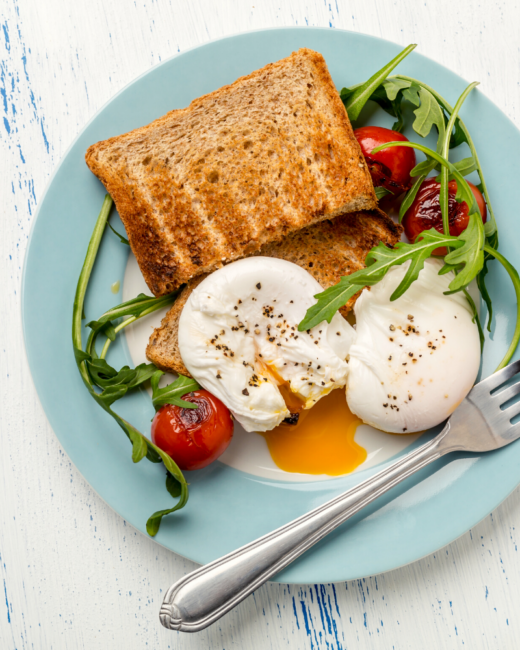 Poached Eggs in the Microwave